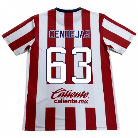 Kandiny Kinder Matías Cendejas #63 Rot-Weiss Heimtrikot Trikot 2024/25 T-Shirt