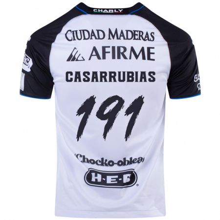 Kandiny Kinder Aaron Casarrubias #191 Schwarz Blau Heimtrikot Trikot 2024/25 T-Shirt