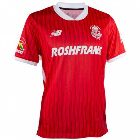 Kandiny Kinder Jesús Angulo #10 Rot-Weiss Heimtrikot Trikot 2024/25 T-Shirt