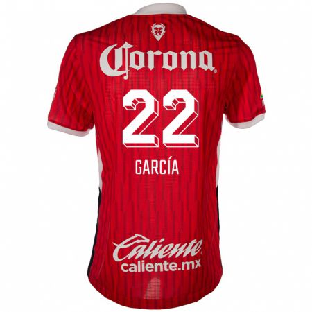 Kandiny Kinder Luis García #22 Rot-Weiss Heimtrikot Trikot 2024/25 T-Shirt