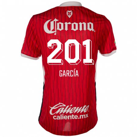 Kandiny Kinder Eros García #201 Rot-Weiss Heimtrikot Trikot 2024/25 T-Shirt