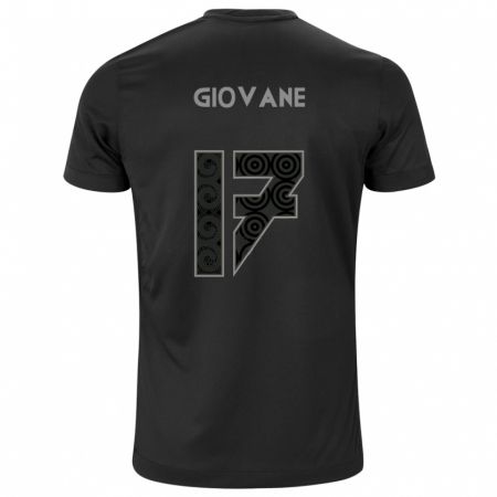 Kandiny Kinder Giovane #17 Schwarz Auswärtstrikot Trikot 2024/25 T-Shirt