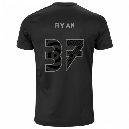 Kandiny Kinder Ryan #37 Schwarz Auswärtstrikot Trikot 2024/25 T-Shirt