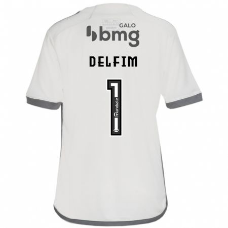 Kandiny Kinder Gabriel Delfim #1 Cremefarben Auswärtstrikot Trikot 2024/25 T-Shirt