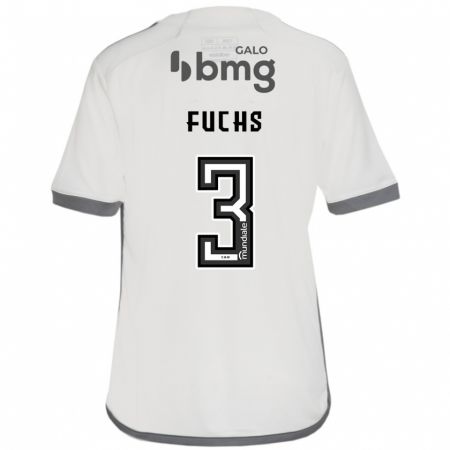 Kandiny Kinder Bruno Fuchs #3 Cremefarben Auswärtstrikot Trikot 2024/25 T-Shirt