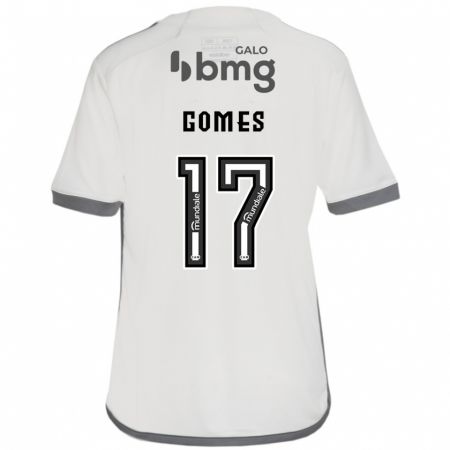 Kandiny Kinder Igor Gomes #17 Cremefarben Auswärtstrikot Trikot 2024/25 T-Shirt