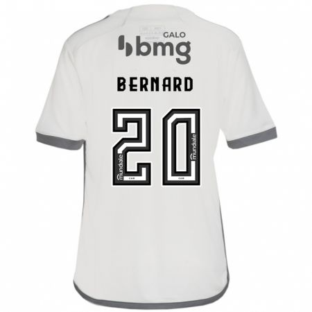 Kandiny Kinder Bernard #20 Cremefarben Auswärtstrikot Trikot 2024/25 T-Shirt