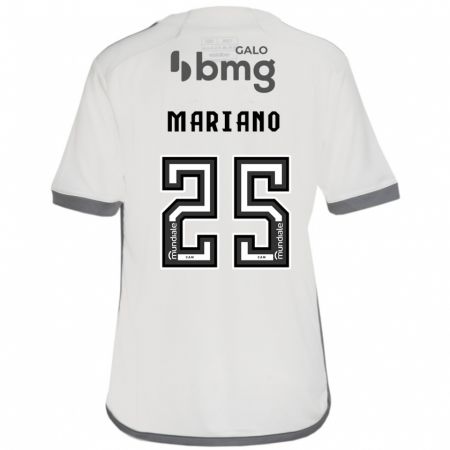 Kandiny Kinder Mariano #25 Cremefarben Auswärtstrikot Trikot 2024/25 T-Shirt