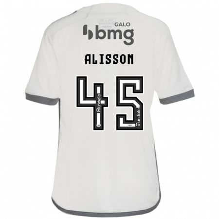 Kandiny Kinder Alisson #45 Cremefarben Auswärtstrikot Trikot 2024/25 T-Shirt