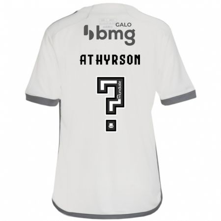 Kandiny Kinder Athyrson #0 Cremefarben Auswärtstrikot Trikot 2024/25 T-Shirt