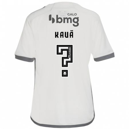 Kandiny Kinder David Kauã #0 Cremefarben Auswärtstrikot Trikot 2024/25 T-Shirt