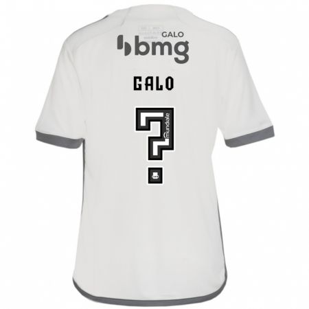 Kandiny Kinder Diego Galo #0 Cremefarben Auswärtstrikot Trikot 2024/25 T-Shirt