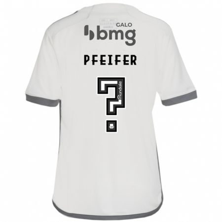 Kandiny Kinder Gabriel Pfeifer #0 Cremefarben Auswärtstrikot Trikot 2024/25 T-Shirt