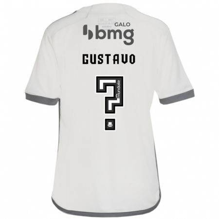 Kandiny Kinder Paulo Gustavo #0 Cremefarben Auswärtstrikot Trikot 2024/25 T-Shirt