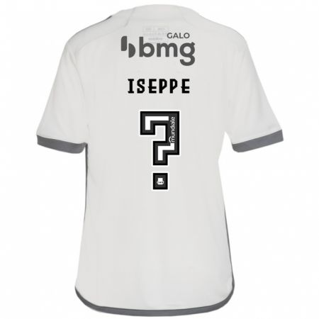 Kandiny Kinder Mateus Iseppe #0 Cremefarben Auswärtstrikot Trikot 2024/25 T-Shirt