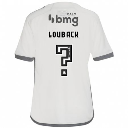 Kandiny Kinder Lucas Louback #0 Cremefarben Auswärtstrikot Trikot 2024/25 T-Shirt