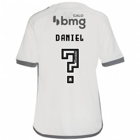 Kandiny Kinder Lucas Daniel #0 Cremefarben Auswärtstrikot Trikot 2024/25 T-Shirt