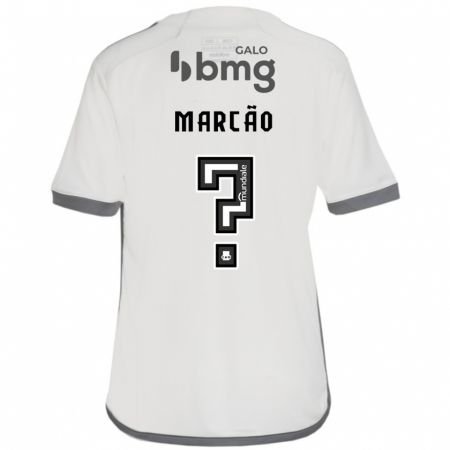 Kandiny Kinder Marcão Emanuel #0 Cremefarben Auswärtstrikot Trikot 2024/25 T-Shirt