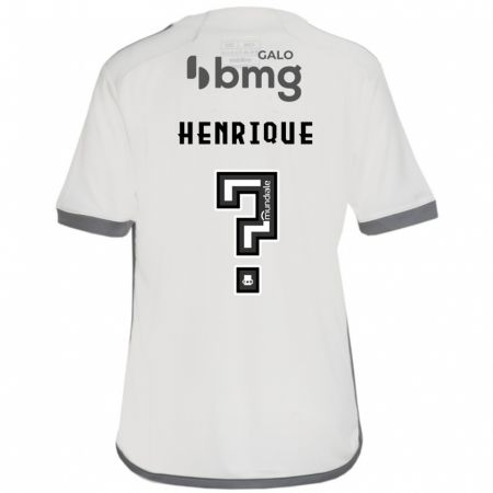 Kandiny Kinder Bruno Henrique #0 Cremefarben Auswärtstrikot Trikot 2024/25 T-Shirt