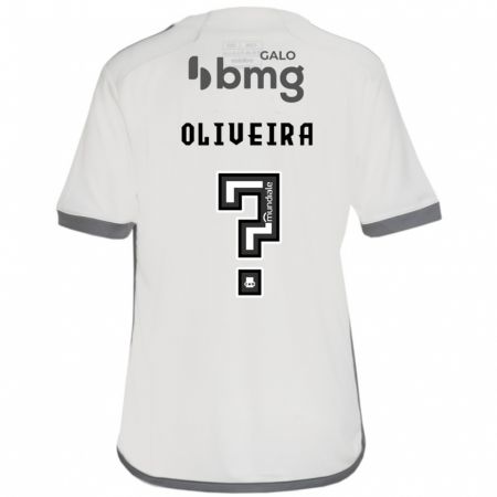 Kandiny Kinder Pedro Oliveira #0 Cremefarben Auswärtstrikot Trikot 2024/25 T-Shirt