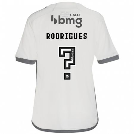 Kandiny Kinder Vinicius Rodrigues #0 Cremefarben Auswärtstrikot Trikot 2024/25 T-Shirt