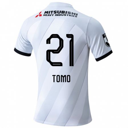 Kandiny Kinder Tomoaki Okubo #21 Weiß Grau Auswärtstrikot Trikot 2024/25 T-Shirt