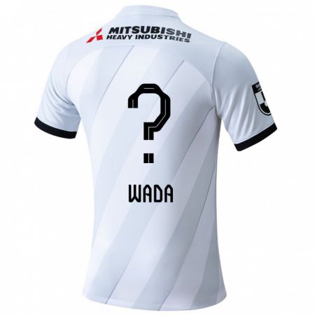 Kandiny Kinder Naoya Wada #0 Weiß Grau Auswärtstrikot Trikot 2024/25 T-Shirt