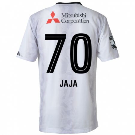 Kandiny Kinder Jája Silva #70 Weiß Schwarz Auswärtstrikot Trikot 2024/25 T-Shirt