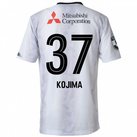 Kandiny Kinder Satsuki Kojima #37 Weiß Schwarz Auswärtstrikot Trikot 2024/25 T-Shirt