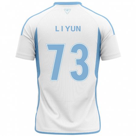 Kandiny Kinder Il-Lok Yun #73 Weiß Blau Auswärtstrikot Trikot 2024/25 T-Shirt