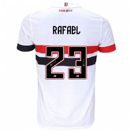 Kandiny Herren Rafael #23 Weiß Rot Schwarz Heimtrikot Trikot 2024/25 T-Shirt