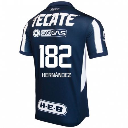 Kandiny Herren Derek Hernández #182 Blau Rot Weiß Heimtrikot Trikot 2024/25 T-Shirt