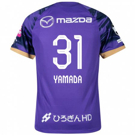 Kandiny Herren Manato Yamada #31 Lila Weiß Heimtrikot Trikot 2024/25 T-Shirt