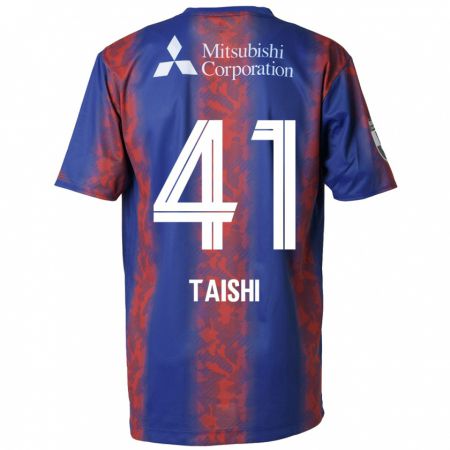 Kandiny Herren Taishi Brandon Nozawa #41 Blau Rot Heimtrikot Trikot 2024/25 T-Shirt