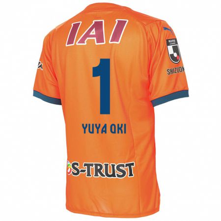 Kandiny Herren Yuya Oki #1 Orange Blau Heimtrikot Trikot 2024/25 T-Shirt