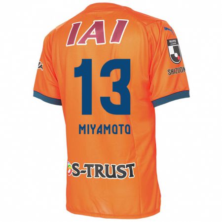 Kandiny Herren Kota Miyamoto #13 Orange Blau Heimtrikot Trikot 2024/25 T-Shirt