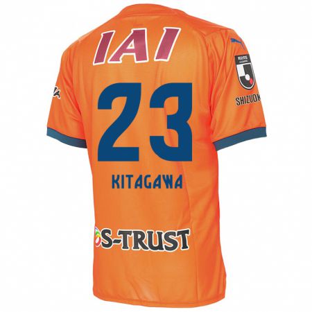 Kandiny Herren Koya Kitagawa #23 Orange Blau Heimtrikot Trikot 2024/25 T-Shirt