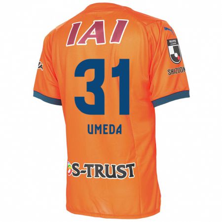 Kandiny Herren Togo Umeda #31 Orange Blau Heimtrikot Trikot 2024/25 T-Shirt