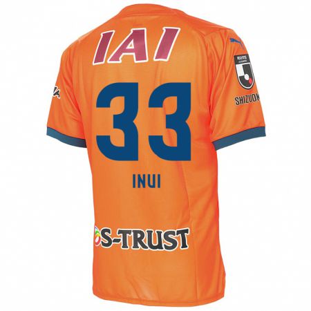 Kandiny Herren Takashi Inui #33 Orange Blau Heimtrikot Trikot 2024/25 T-Shirt