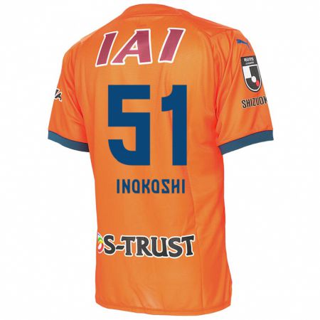 Kandiny Herren Yui Inokoshi #51 Orange Blau Heimtrikot Trikot 2024/25 T-Shirt