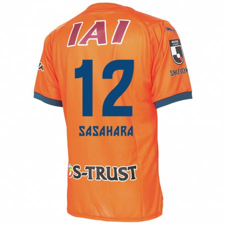 Kandiny Herren Kenshin Sasahara #12 Orange Blau Heimtrikot Trikot 2024/25 T-Shirt