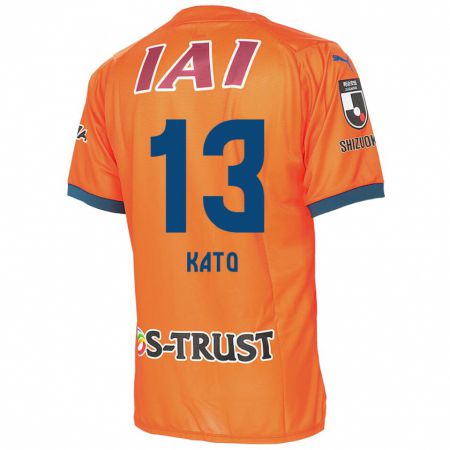 Kandiny Herren Daiya Kato #13 Orange Blau Heimtrikot Trikot 2024/25 T-Shirt