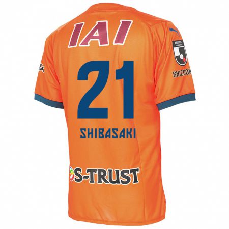 Kandiny Herren Kaito Shibasaki #21 Orange Blau Heimtrikot Trikot 2024/25 T-Shirt