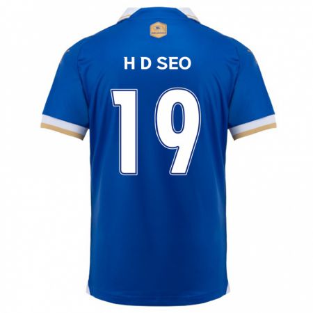 Kandiny Herren Dong-Han Seo #19 Blau Weiss Heimtrikot Trikot 2024/25 T-Shirt