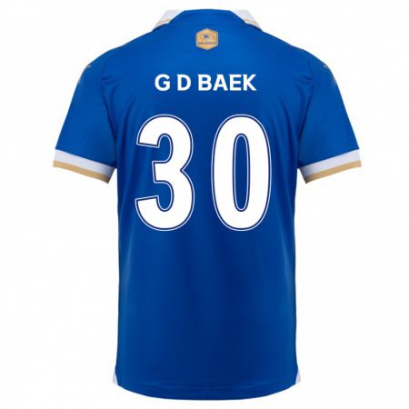 Kandiny Herren Dong-Gyu Baek #30 Blau Weiss Heimtrikot Trikot 2024/25 T-Shirt