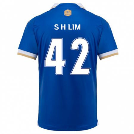 Kandiny Herren Hyun-Sub Lim #42 Blau Weiss Heimtrikot Trikot 2024/25 T-Shirt