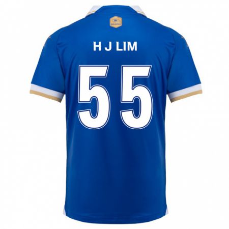 Kandiny Herren Ji-Hoon Lim #55 Blau Weiss Heimtrikot Trikot 2024/25 T-Shirt