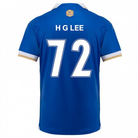 Kandiny Herren Geon-Hee Lee #72 Blau Weiss Heimtrikot Trikot 2024/25 T-Shirt