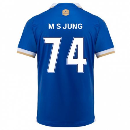 Kandiny Herren Sung-Min Jung #74 Blau Weiss Heimtrikot Trikot 2024/25 T-Shirt