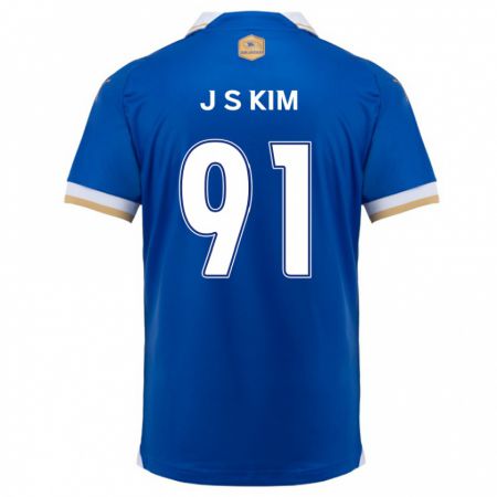 Kandiny Herren Seong-Ju Kim #91 Blau Weiss Heimtrikot Trikot 2024/25 T-Shirt